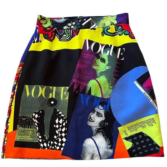 Vintage Versace Tribute Collection | Vogue 91’ Print Mini Skirt - Picture 7 of 16